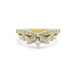 Front view of Sunlit Brilliance ring in 18ct yellow gold set with natural diamonds totalling 0.65ct.